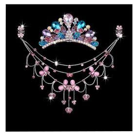 Princess Dress up Accessories Jewelry Set Birthday Party Favor [Butterfly]
