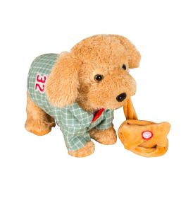 Electronic Simulation Toy Remote Control Electronic Pet-Green/Plaid