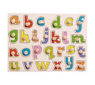 Lovely Wood Jigsaw Puzzles For Babies Kids Children Educational Puzzles- Letters