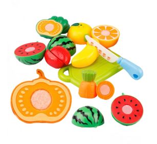 Set of Eight Fruits/Vegetables Kitchen Toys Children Cut Fruit Toys