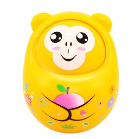 Tumbler Roly Poly Kid Toy Dolls Weeble Wobble Egg Toys Musical Instrument Monkey