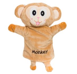 Cute Plush Hand Puppets for Kids Animal Hand Puppets, Monkey