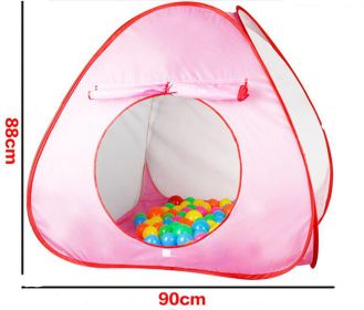 Kids' Folding Safe Fun Soft Portable Beach Tent Game Play House(Random Color)