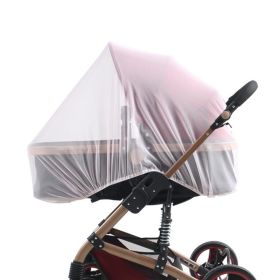 Soft Insect Netting Mosquito Nets for Baby Strollers & Cribs Cover- White