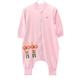 Baby Bunting Bag 4 Seasons Detachable Sleeve Baby Sleep Bag,Pink XL