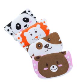 4PCS Cotton Baby Sweat Absorbent Towel 6 Layers Sweat Wicking Pads Bibs 21*48CM-A01