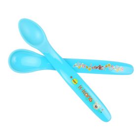 Kiddy Cute Spoon, Infant Spoons Set , 2 Count Blue