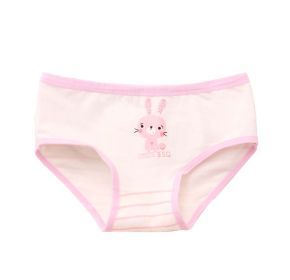 Set of 4 Lovely Little Girls Underwear Cotton Briefs Panties, NO.004