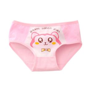 Lovely Cartoon Underwear Cotton Briefs Panties for Little Girls, Set of 4, NO.007