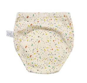 2 PCS Breathable Baby Diapers Training Pants Moon & Stars Pattern
