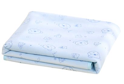 Cotton Baby Home Travel Urine Pad Mat Cover Changing Pad 90*85cm, Blue