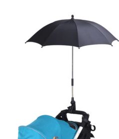 Stroller Umbrella Cover For Protect Sun&Rains Black