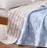 Six-layer Gauze Towel Cotton Blanket Autumn Children's Nap Blanket, Wave Pattern