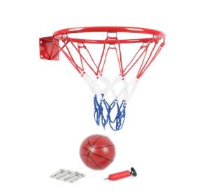 12.5 Inches Metal Indoor Basketball Hoop Kids Basketball Ring